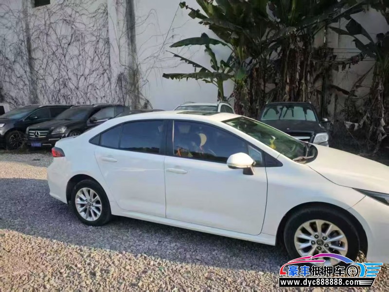 22年丰田卡罗拉轿车抵押车出售