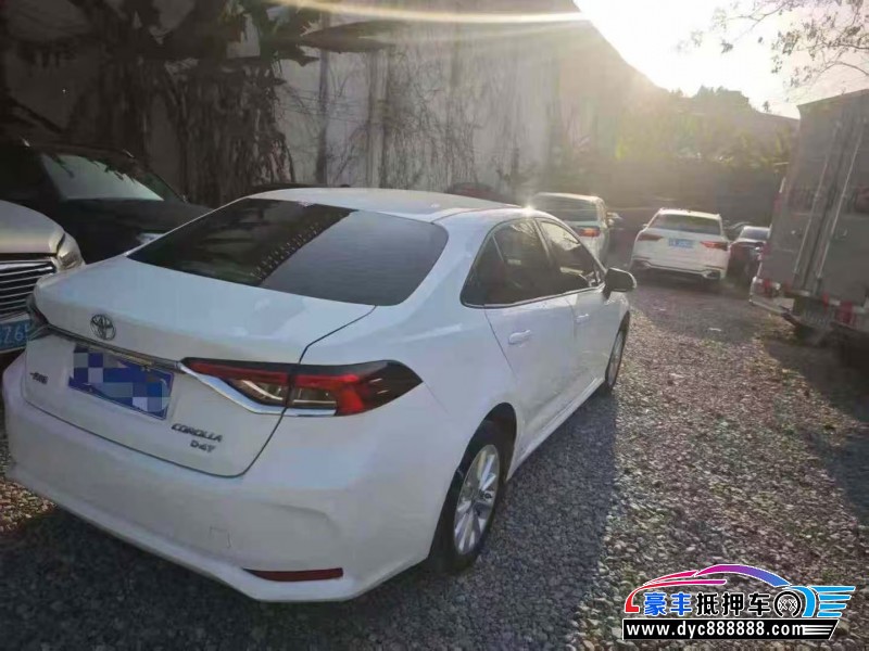 22年丰田卡罗拉轿车抵押车出售