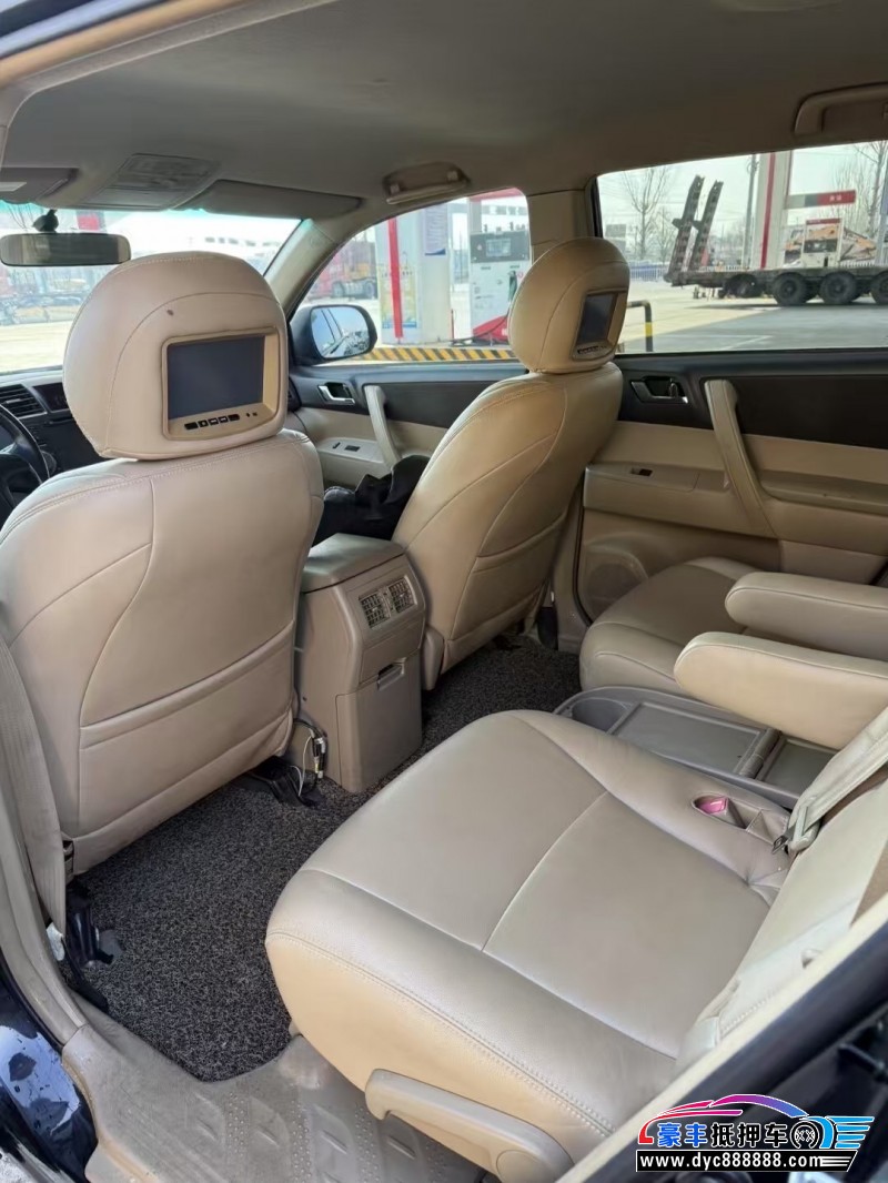 11年丰田汉兰达轿车抵押车出售