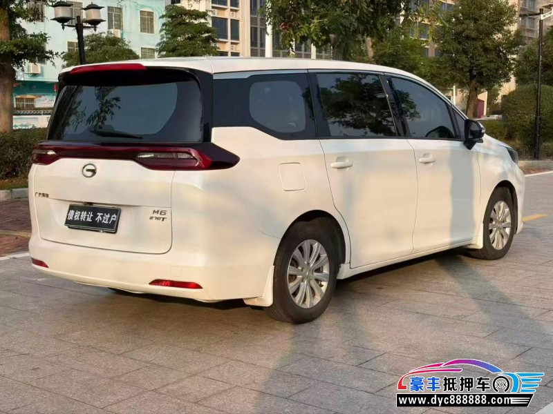 19年传祺m6轿车抵押车出售