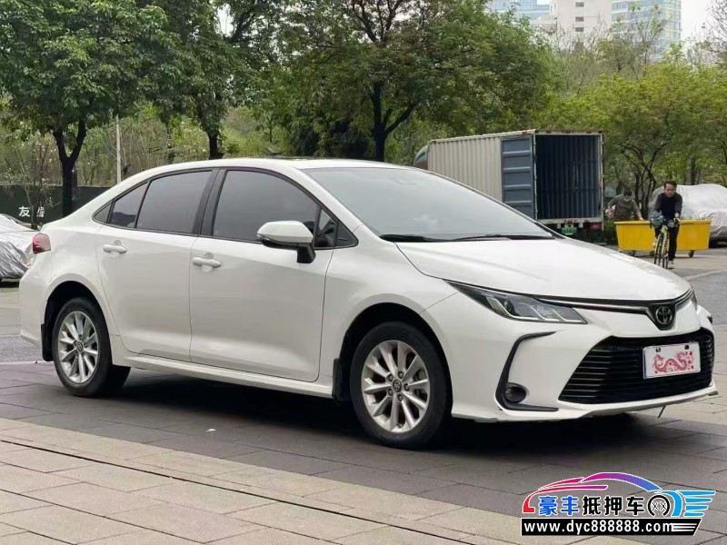 22年丰田卡罗拉轿车抵押车出售