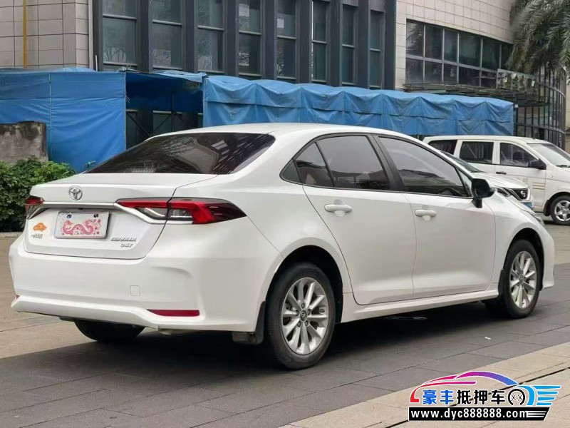 22年丰田卡罗拉轿车抵押车出售