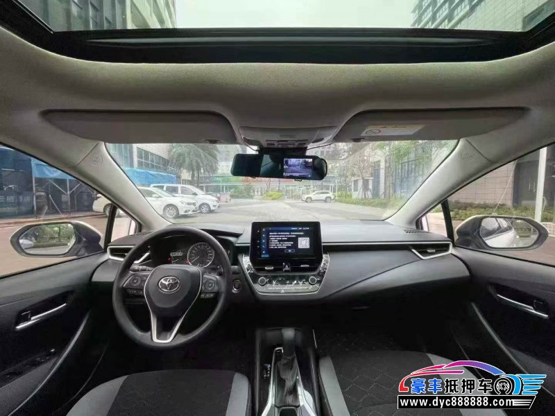 21年丰田卡罗拉轿车抵押车出售