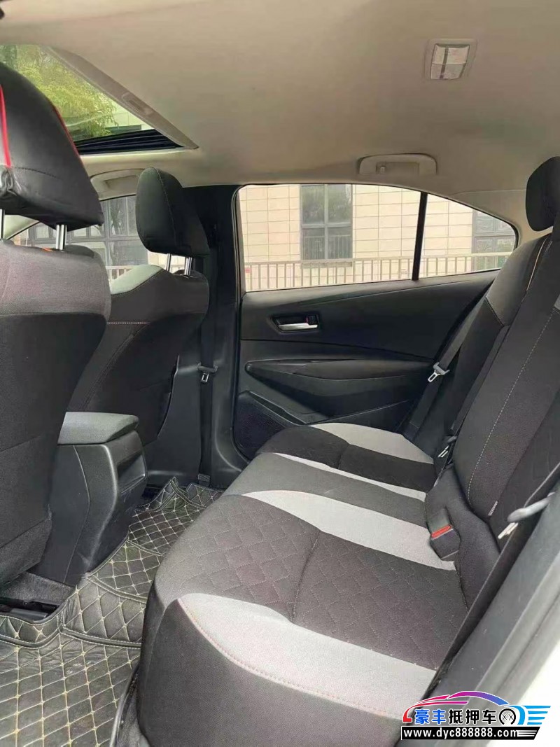 21年丰田卡罗拉轿车抵押车出售