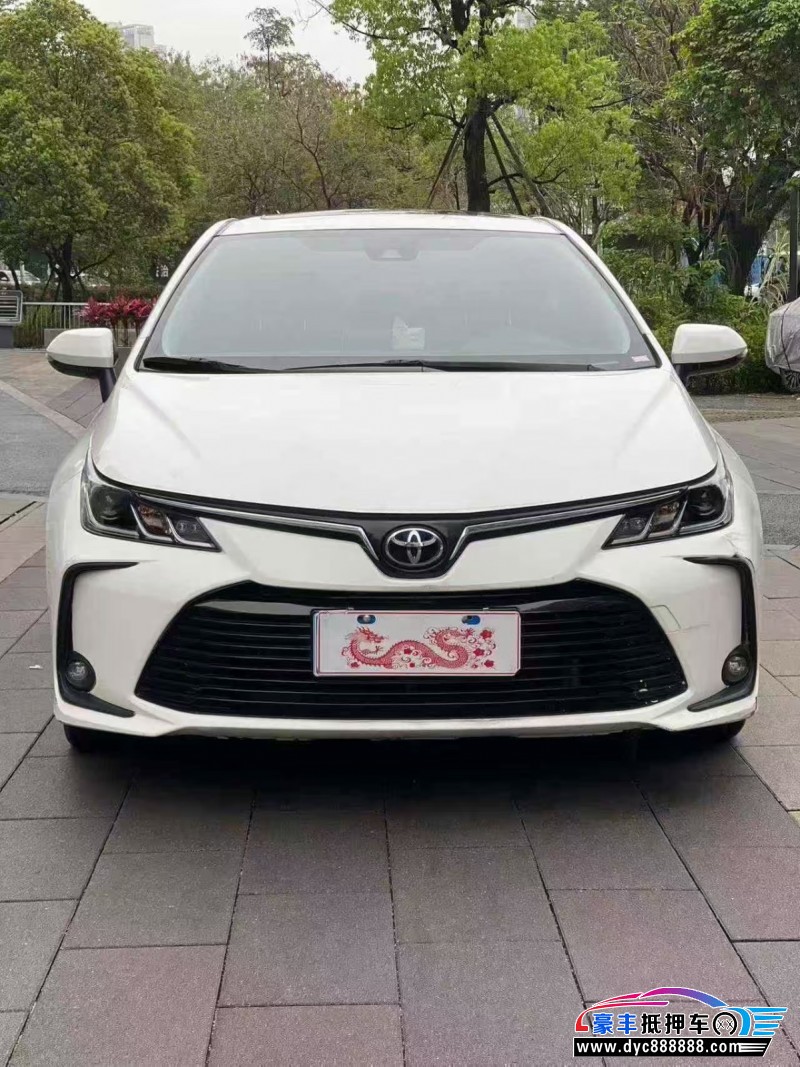抵押车出售21年丰田卡罗拉轿车