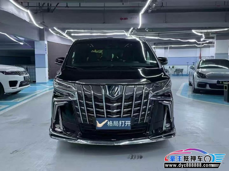 抵押车出售19年丰田埃尔法轿车