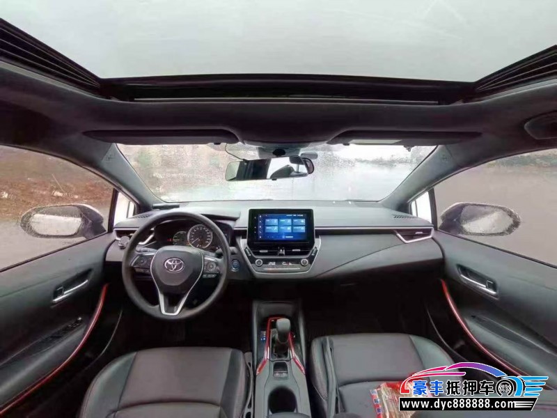 22年丰田雷凌轿车抵押车出售