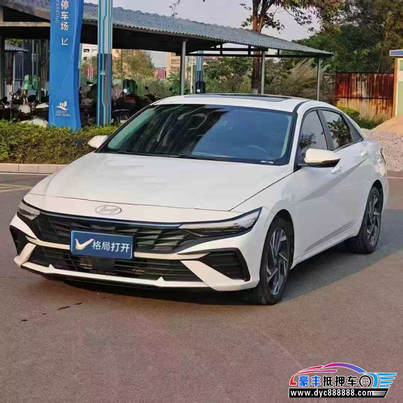 24年现代伊兰特轿车抵押车出售