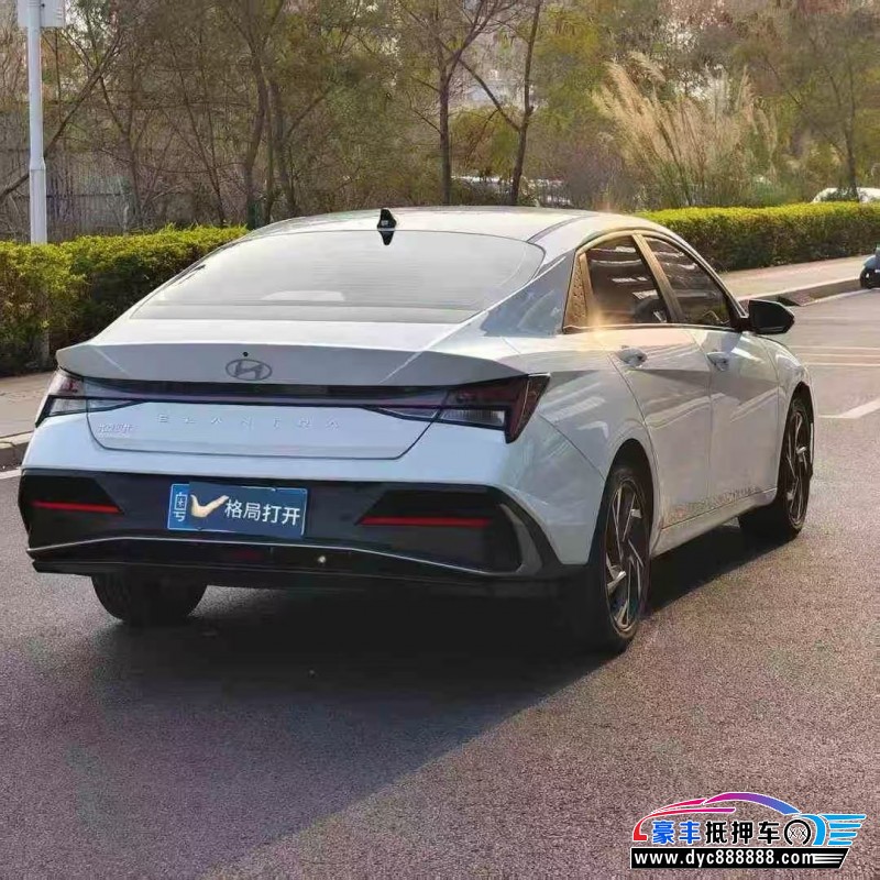 24年现代伊兰特轿车抵押车出售