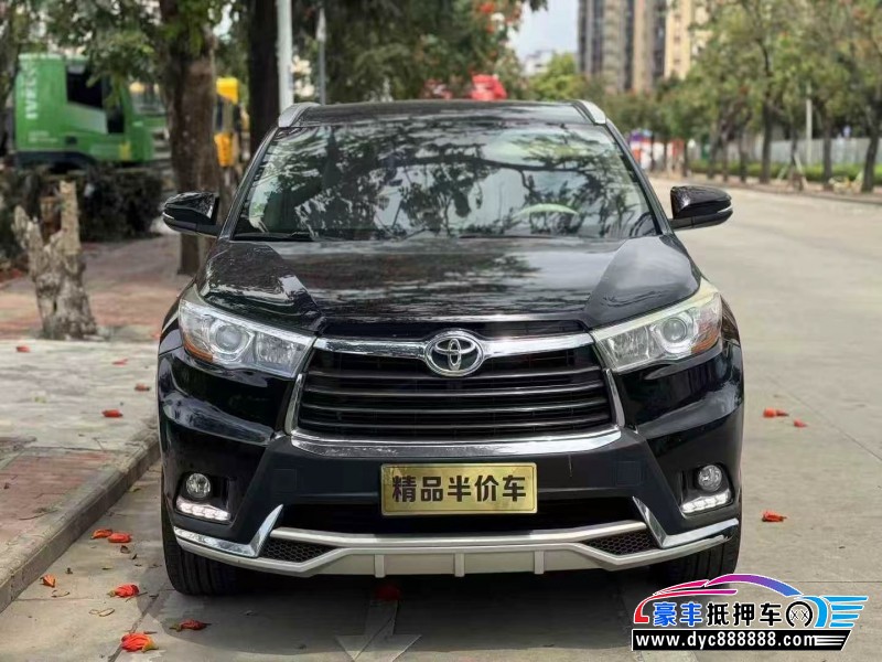 18年丰田汉兰达轿车抵押车出售