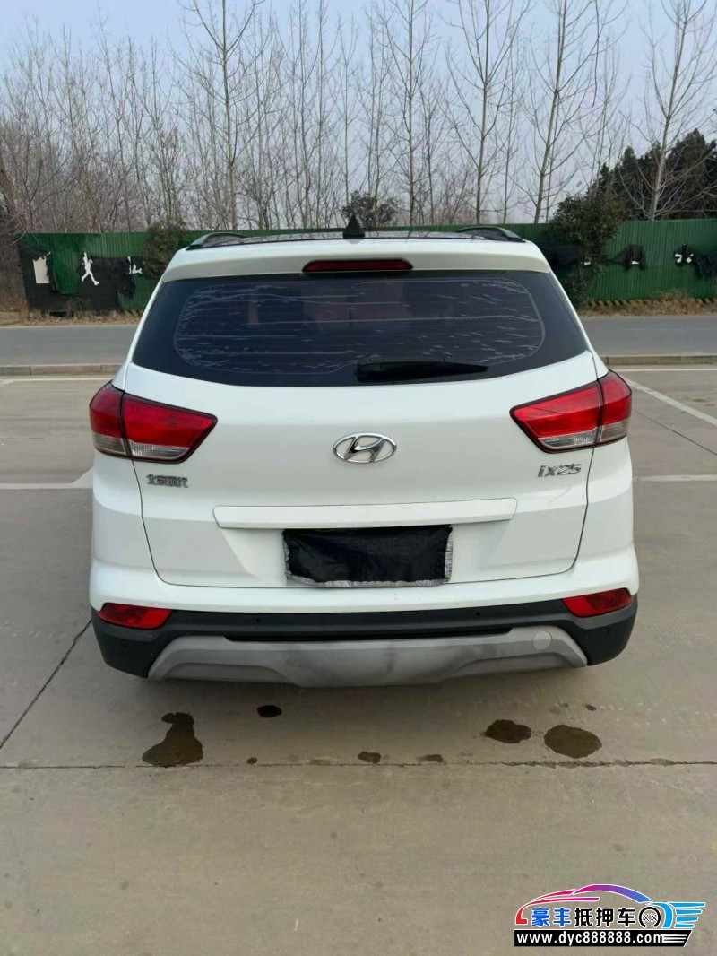 18年现代ix25轿车抵押车出售