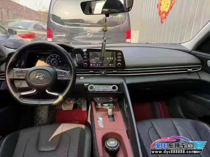 22年现代伊兰特轿车抵押车出售