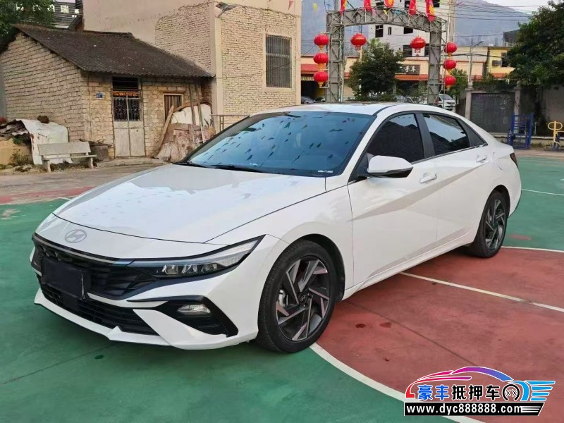 24年现代伊兰特轿车抵押车出售