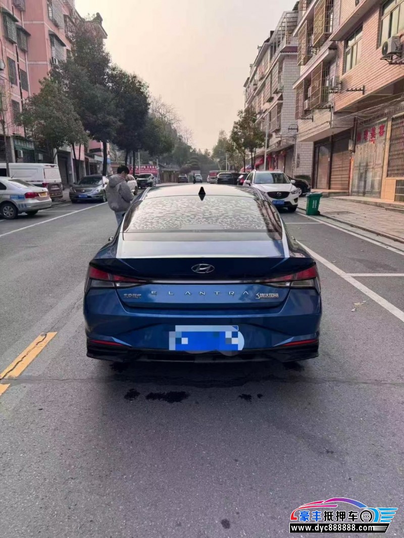 21年现代伊兰特轿车抵押车出售