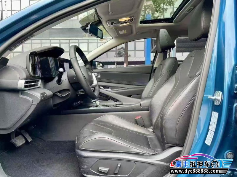 23年现代伊兰特轿车抵押车出售