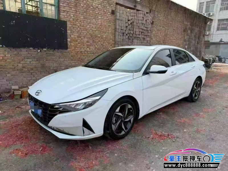 23年现代伊兰特轿车抵押车出售