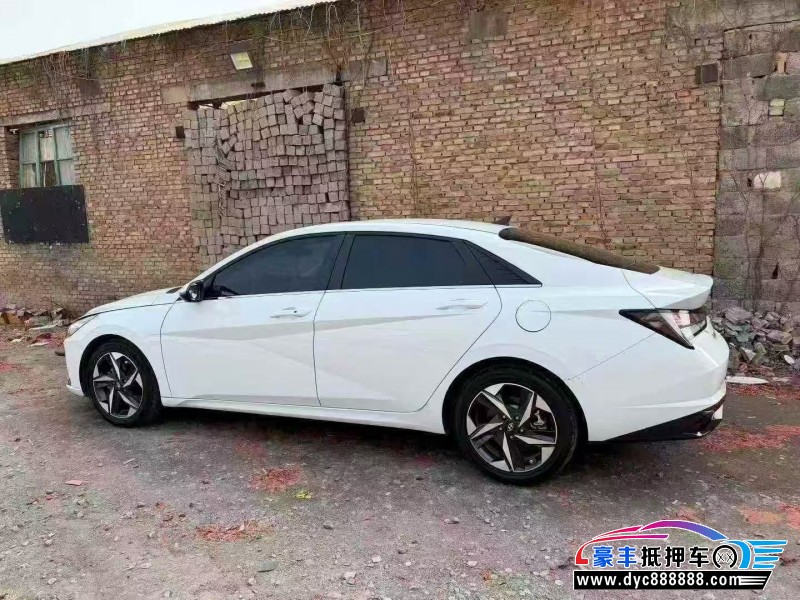 23年现代伊兰特轿车抵押车出售