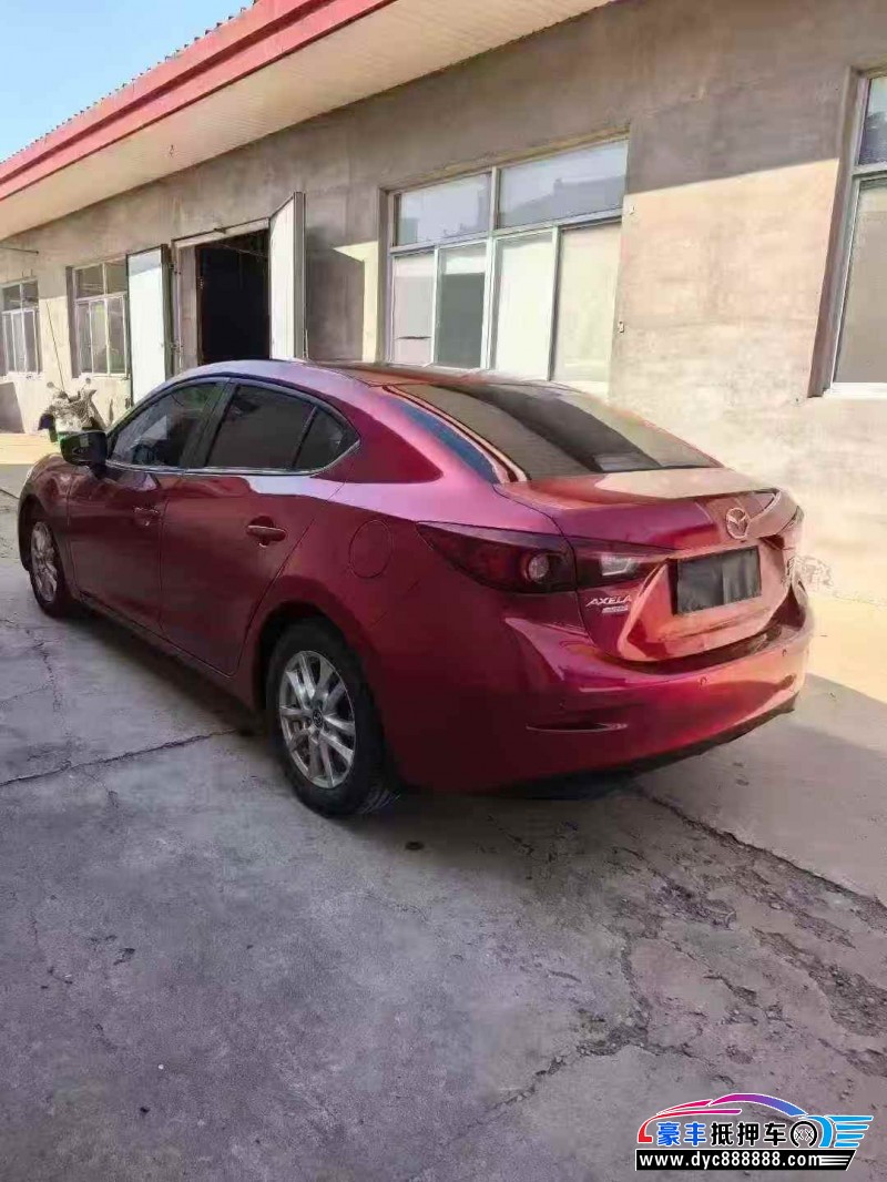 16年马自达昂克赛拉轿车抵押车出售