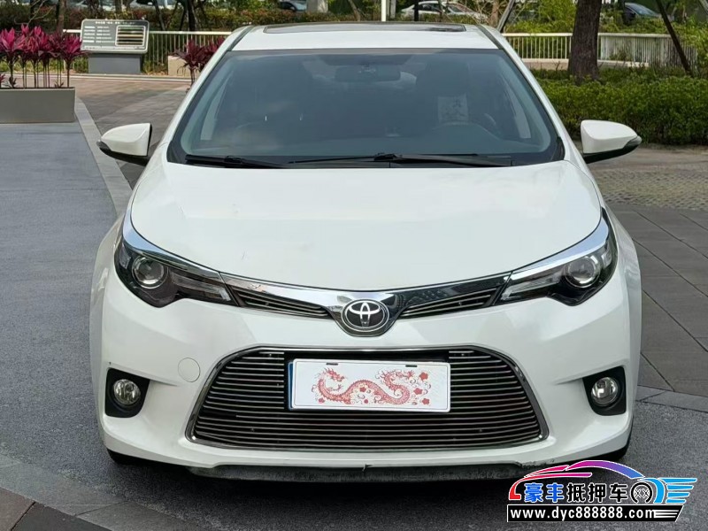 抵押车出售16年丰田雷凌轿车