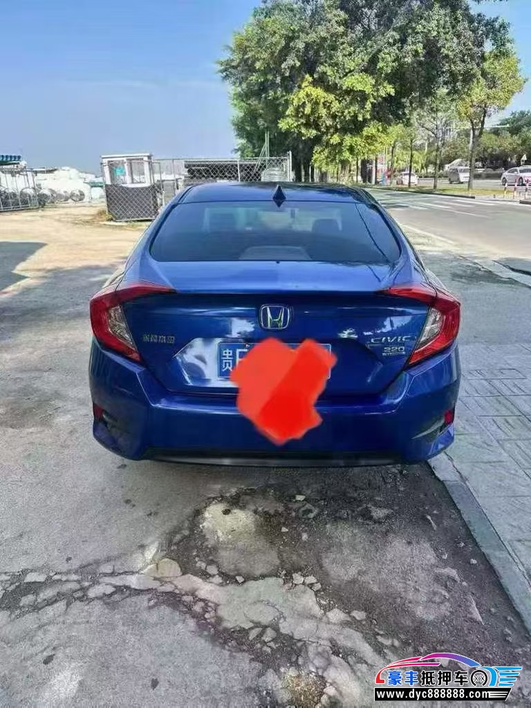 18年本田思域轿车抵押车出售