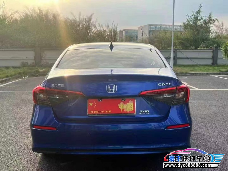 22年本田思域轿车抵押车出售