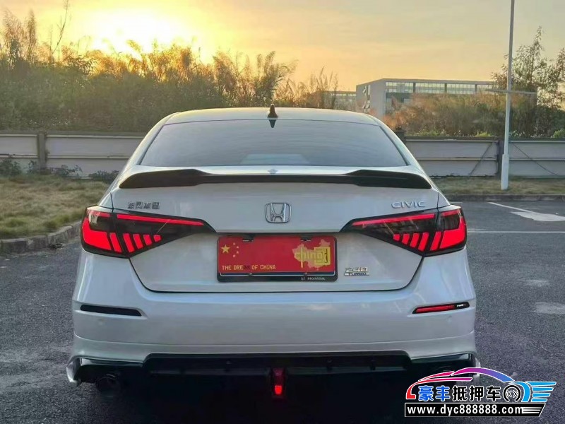 22年本田思域轿车抵押车出售