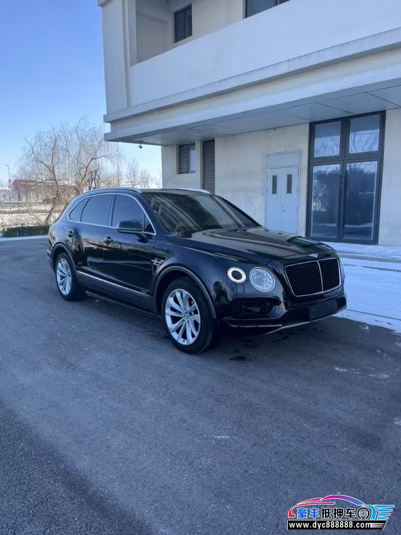 18年宾利添越轿车抵押车出售