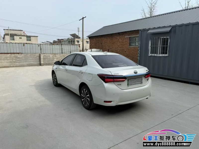 19年丰田卡罗拉轿车抵押车出售