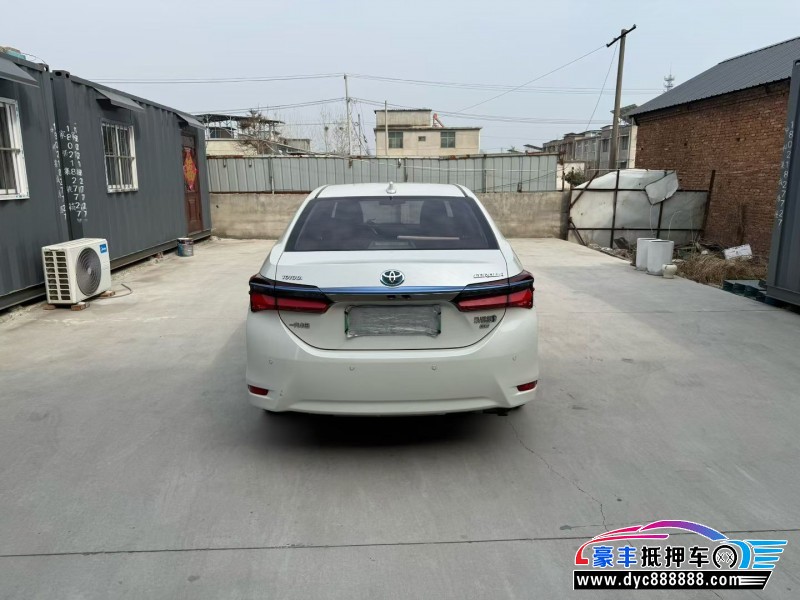 19年丰田卡罗拉轿车抵押车出售