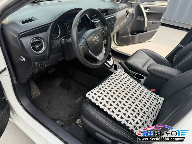 19年丰田卡罗拉轿车抵押车出售