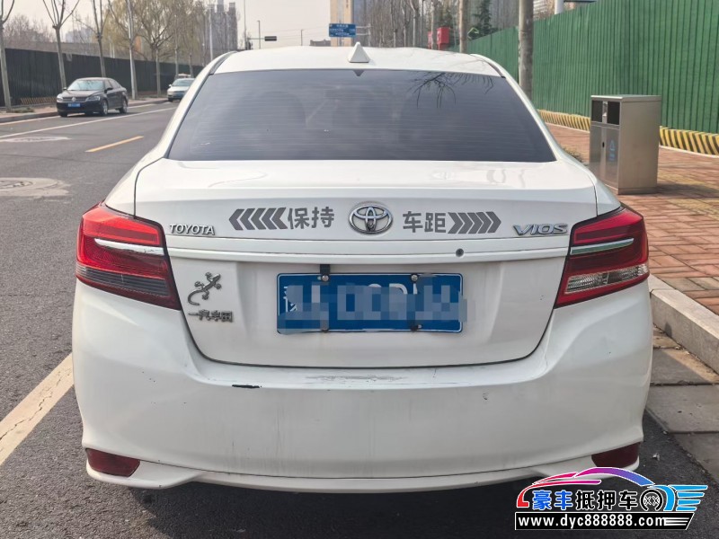 17年丰田威驰轿车抵押车出售