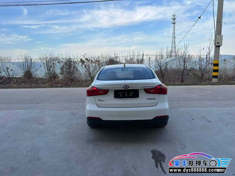 16年起亚K3轿车抵押车出售