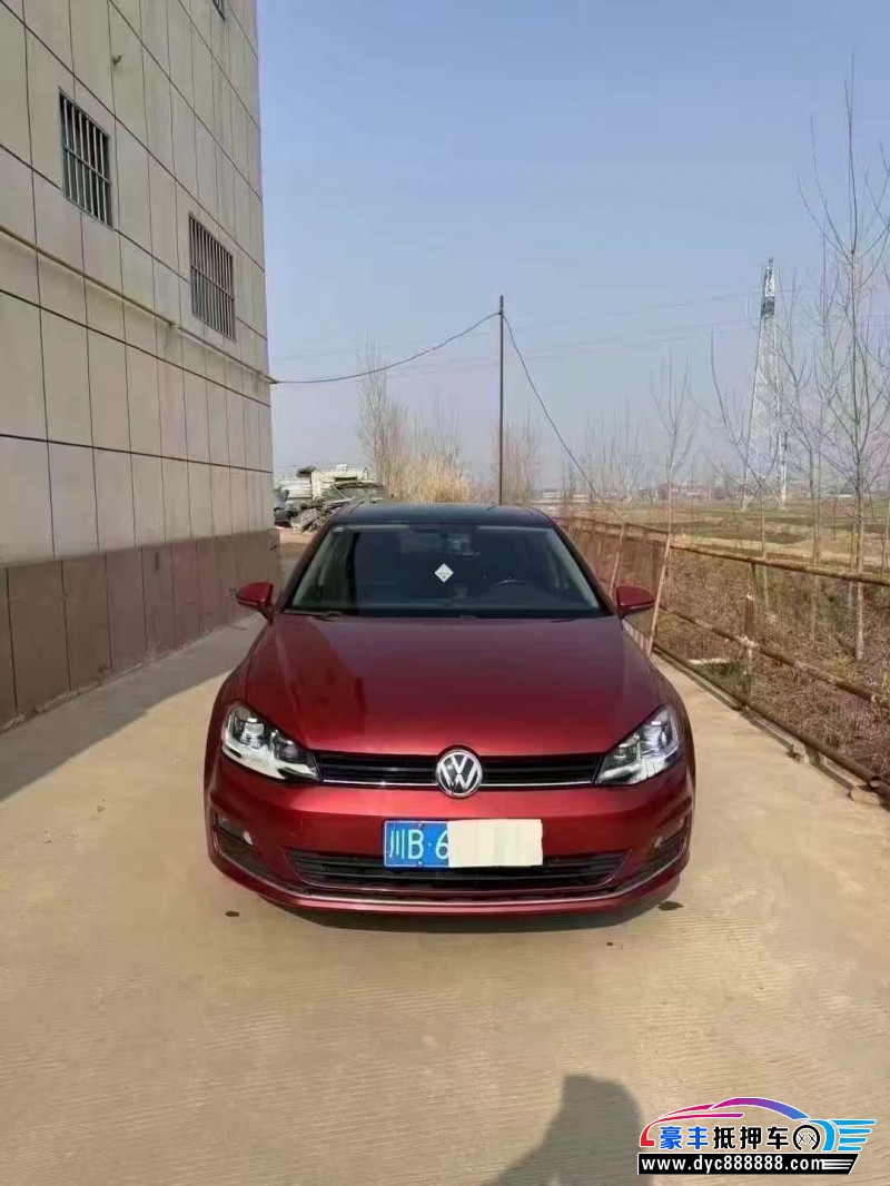 16年大众高尔夫轿车抵押车出售