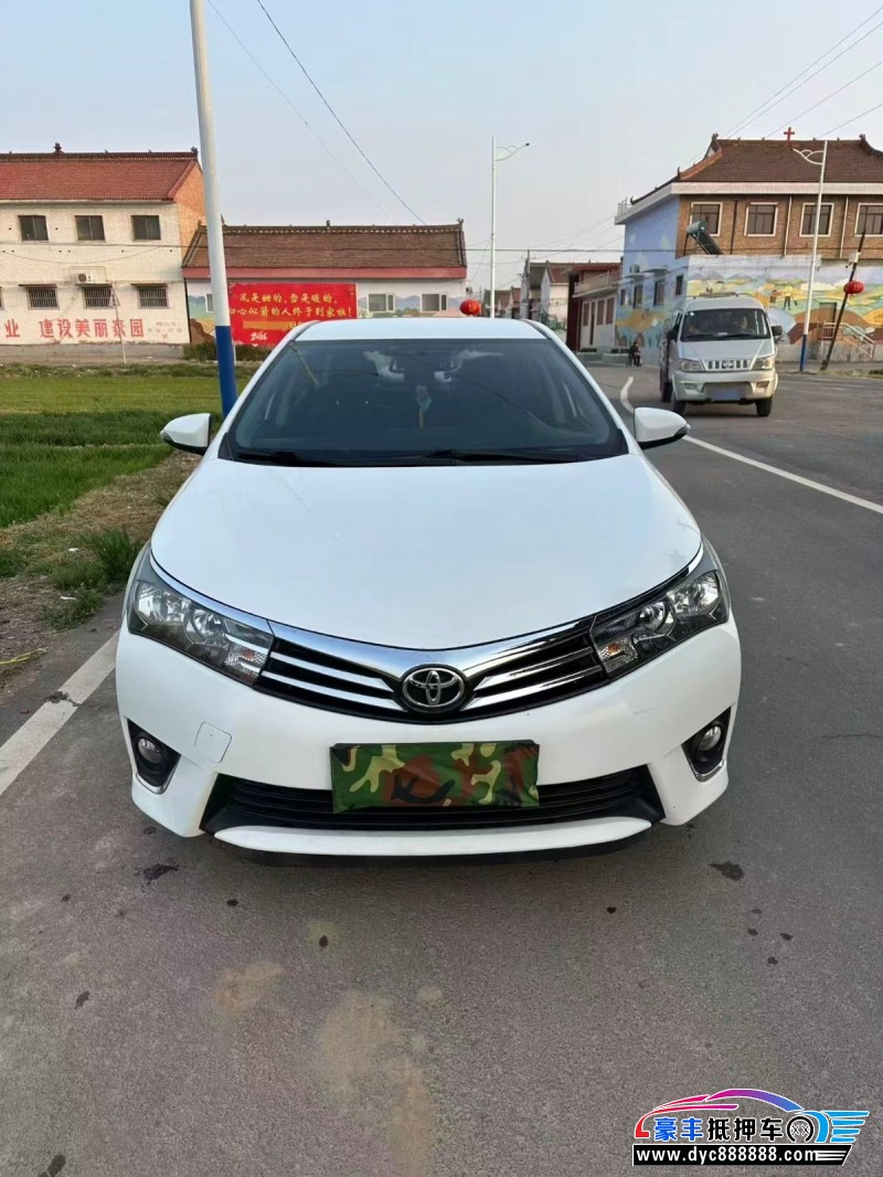 抵押车出售16年丰田卡罗拉轿车