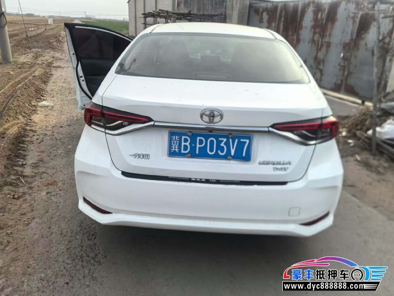 20年丰田卡罗拉轿车抵押车出售