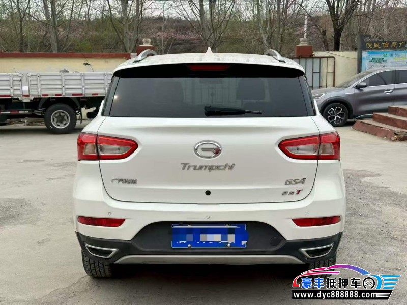 18年传祺GS4轿车抵押车出售