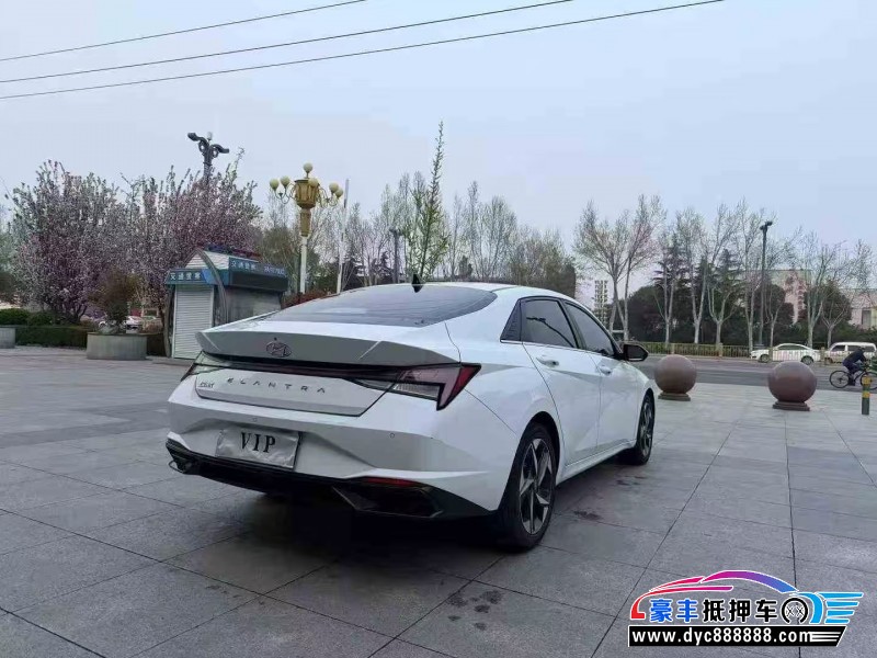 22年现代伊兰特轿车抵押车出售
