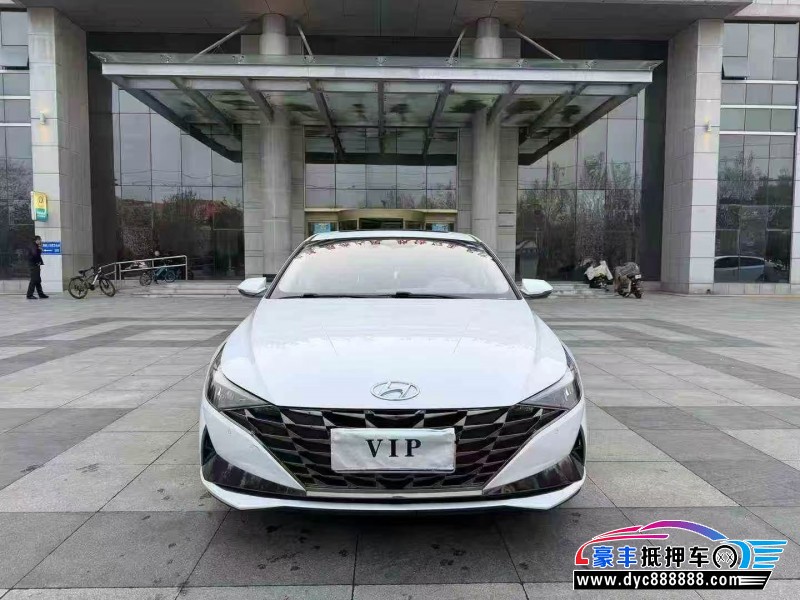 22年现代伊兰特轿车抵押车出售