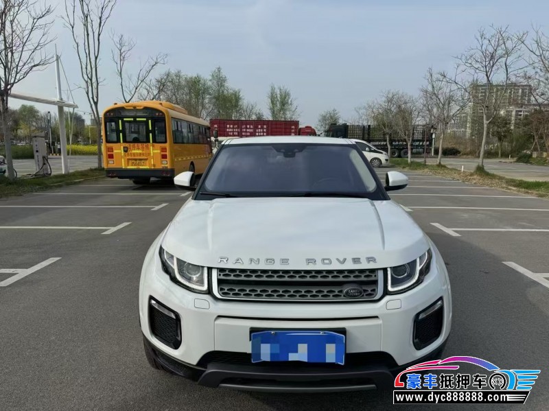 19年路虎揽胜极光轿车抵押车出售