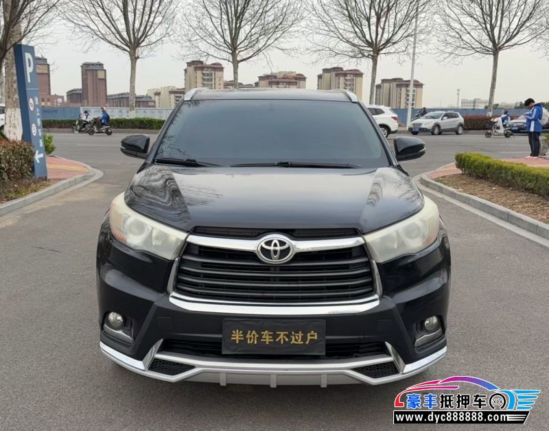 抵押车出售16年丰田汉兰达SUV