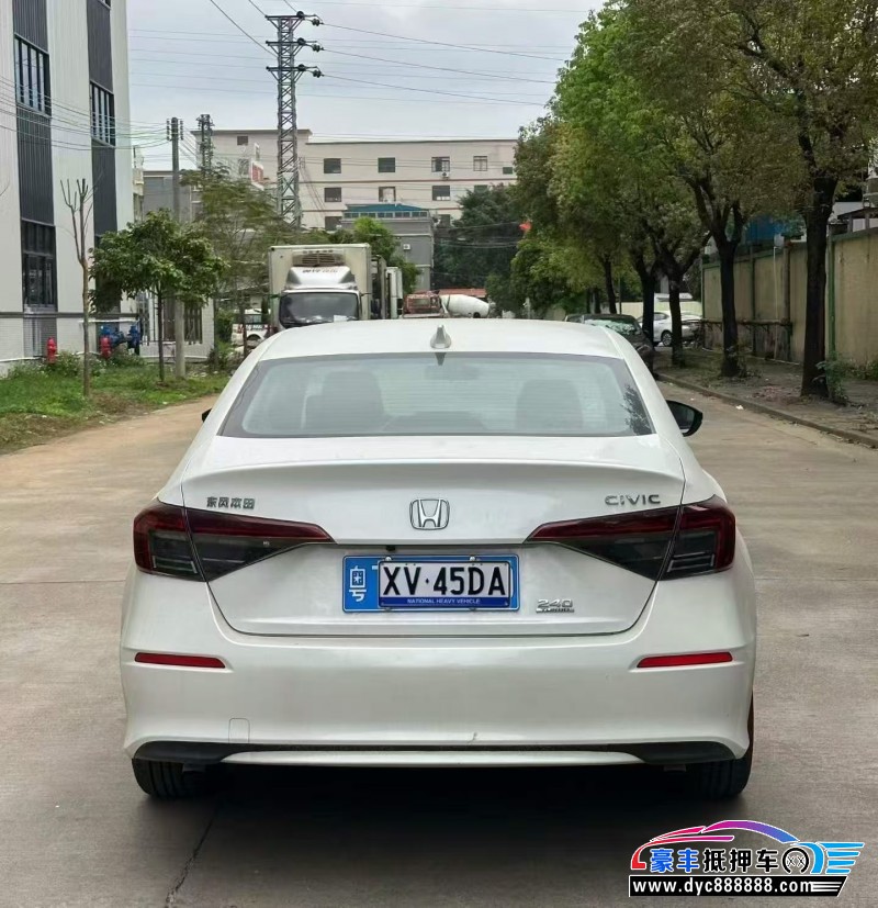 25年本田思域轿车抵押车出售