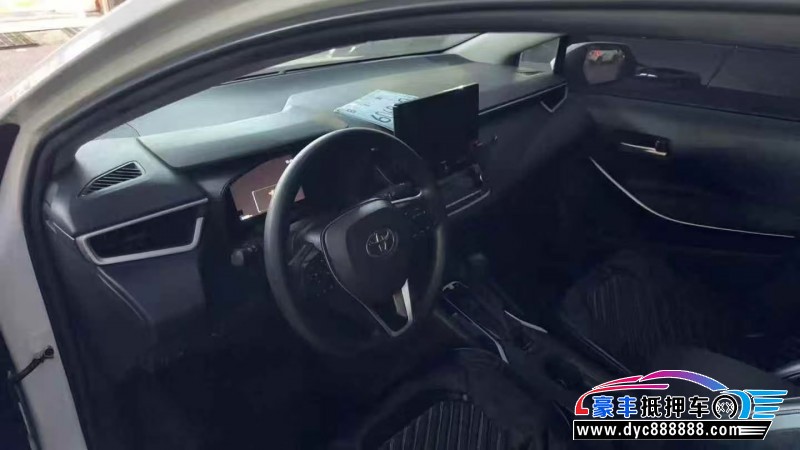 23年丰田卡罗拉轿车抵押车出售