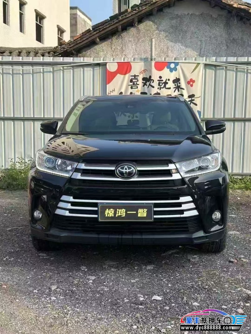 抵押车出售21年丰田汉兰达轿车
