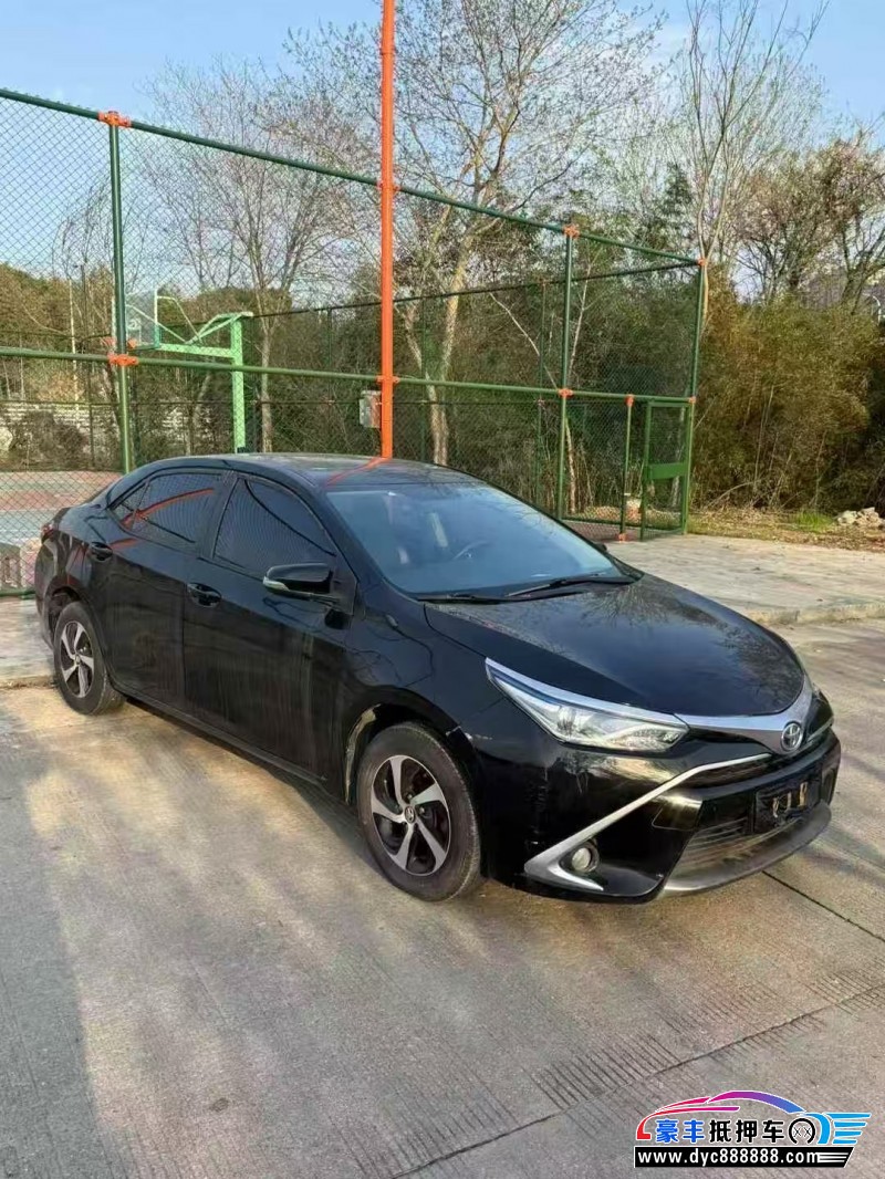 19年丰田雷凌轿车抵押车出售