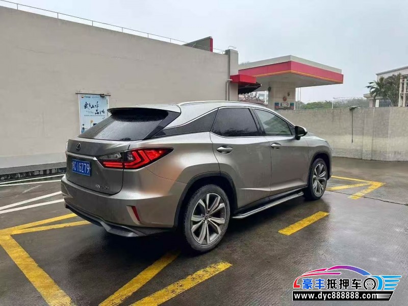 18年雷克萨斯RX轿车抵押车出售