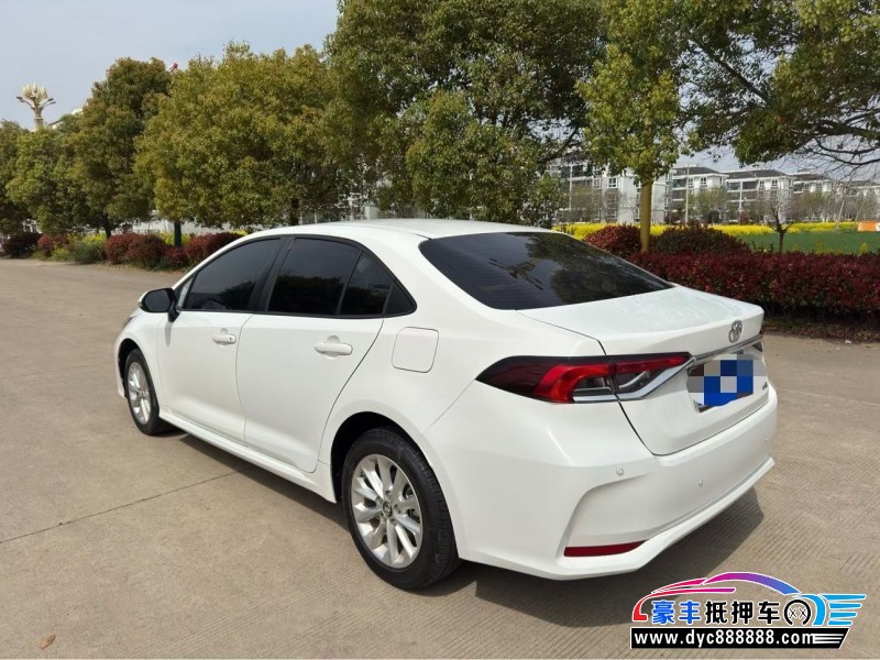 23年丰田卡罗拉轿车抵押车出售