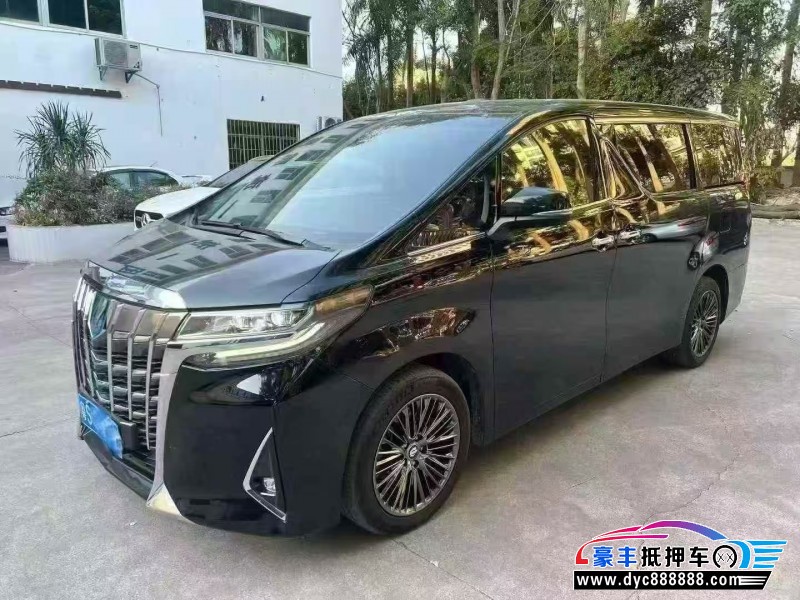 16年丰田埃尔法轿车抵押车出售