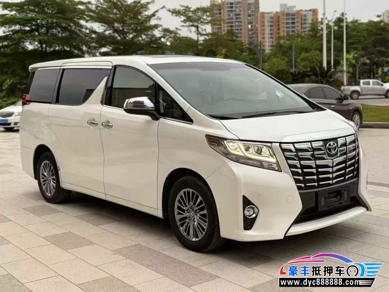 18年丰田埃尔法轿车抵押车出售