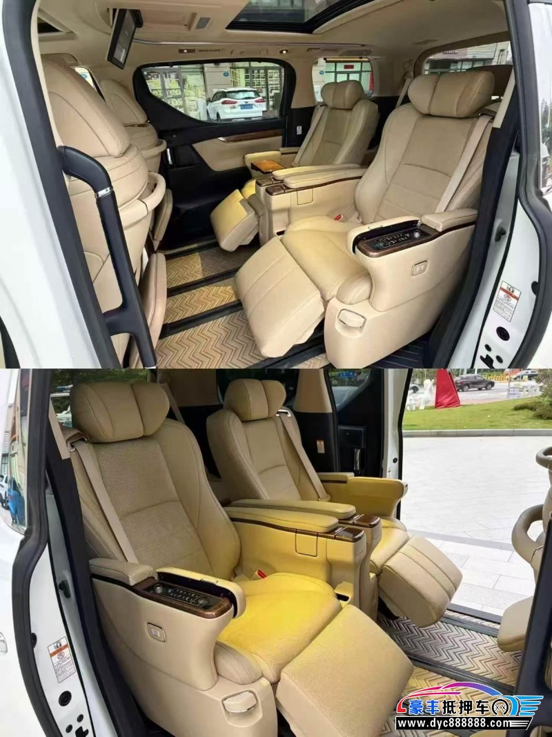 18年丰田埃尔法轿车抵押车出售