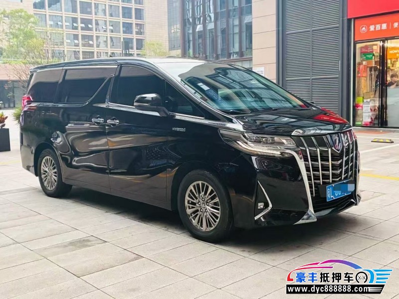 21年丰田埃尔法轿车抵押车出售